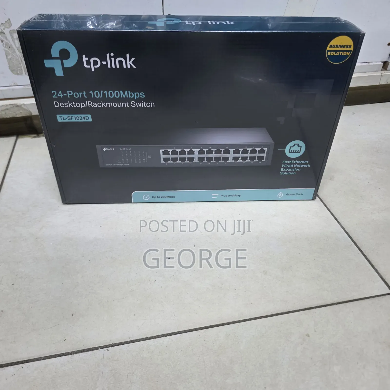 Tp-Link 24 Port Network Switch Tl-Sl1024d | Rackmount Lan Switch