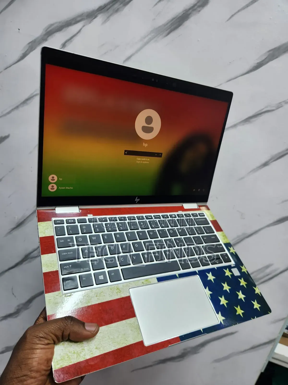 Usa Flag Themed Laptop Skin