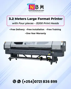 3.2 Meters Large Format Printer With 4pcs I3200 Print Heads for Sale
