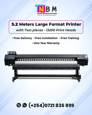 3.2 Meters Large Format Printer With 2pcs I3200 Print Heads on Sale