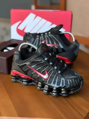 Nike Shox Tl “ Black Metalli Red “