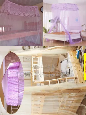 Square Top Long Double Decker Mosquito Nets