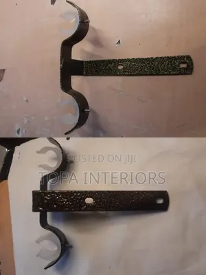 Y-Shaped Wall to Wall Curtain Rod Double Brackets