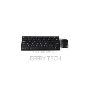 Wireless Mini Keyboard Mouse Combo Set
