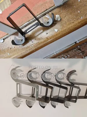 Hidden Ceiling Brackets for Gypsum Design Curtain Rod Mounting