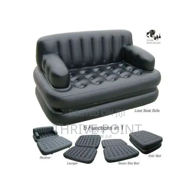 *Inflatable Sofa Bed*
5 in 1 Air Couch