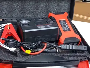 Car Battery Jump Starter Kit With Digital Compressor