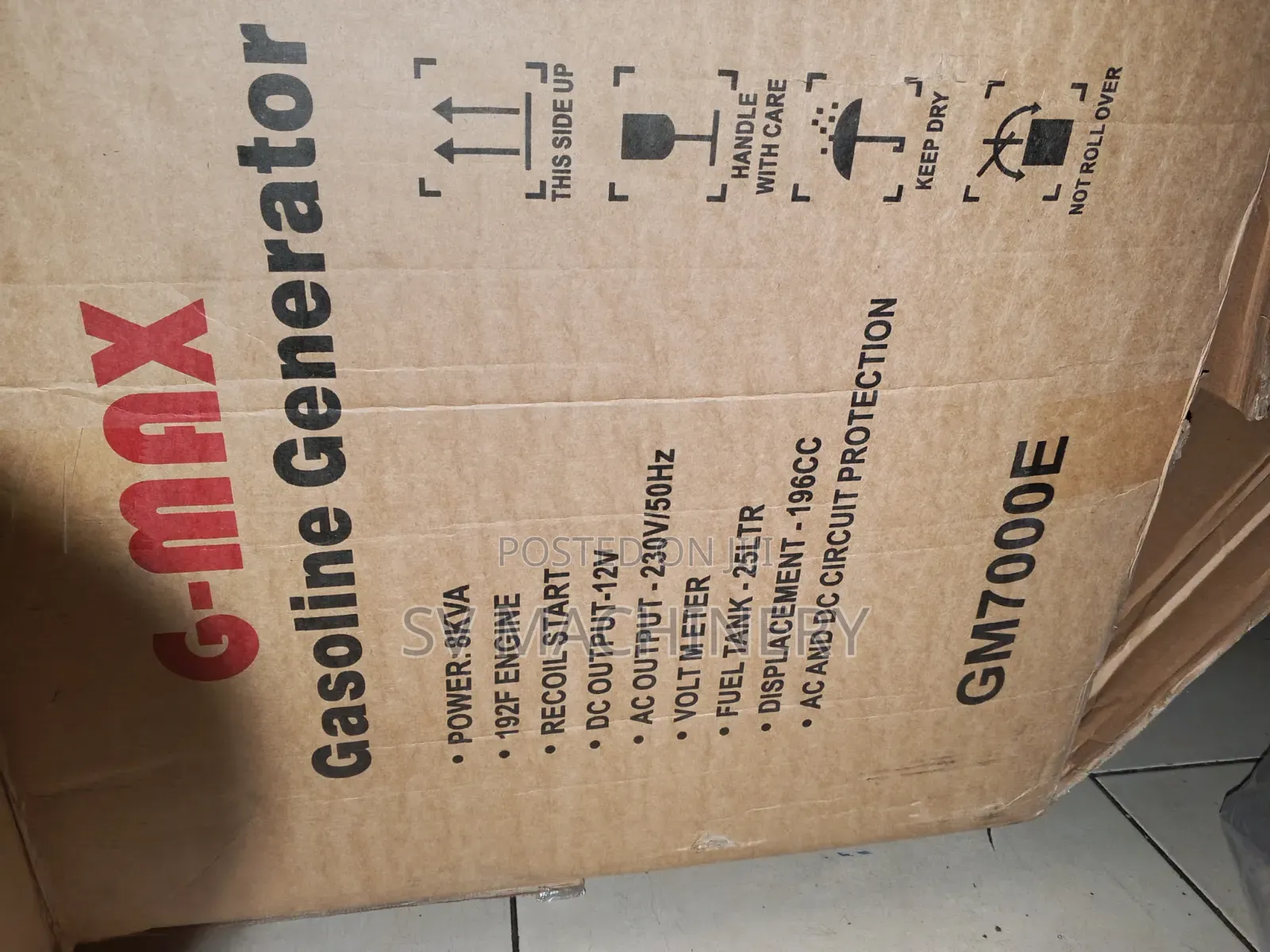 Heavy Duty 8.0kva Petrol Generator (Keystart)