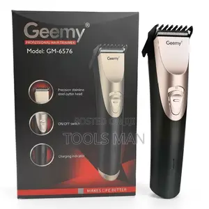Geemy Gm-6576 Rechargeable Cordless Hair Trimmer/Clipper Shaver