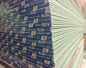 12mm Hada Moisture Resistant Gypsum Board for Wall Partitions