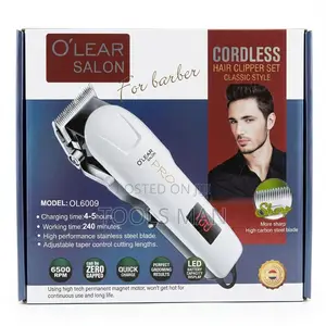 Rechargeable O’Lear Salon Ol6009 Cordless Hair Clipper.Kinyozi Trimset
