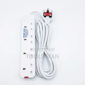 Power King 4-Way Heavy Duty Extension Pk-1004 -3m Long Cable 13a Strip