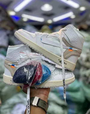 Air Jordan 1 Retro Og “ Off White Alaska “ Sneakers