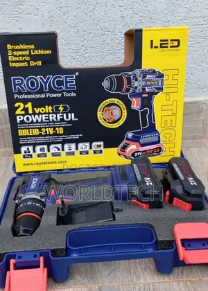 21v Royce Cordless Drill/ Royce Brushless Cordless Drill
