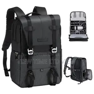 K F Backpack Urban Wander Black Grey