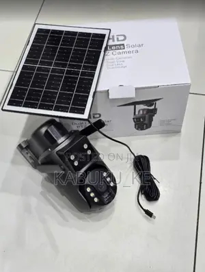 Ubox Dual Lens Solar Camera 6mp - Full Outdoor Wifi Camera