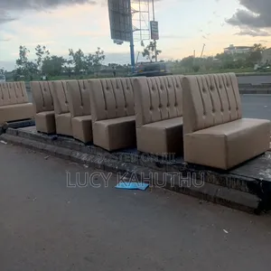 Booth Couches Cream in Color