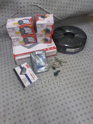 4 Set Hikvision CCTV Coloured 4 Channel Complete Kit