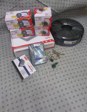 24/7 Surveillance 4 -Hikvision 1080p CCTV Cameras Complete System Kit