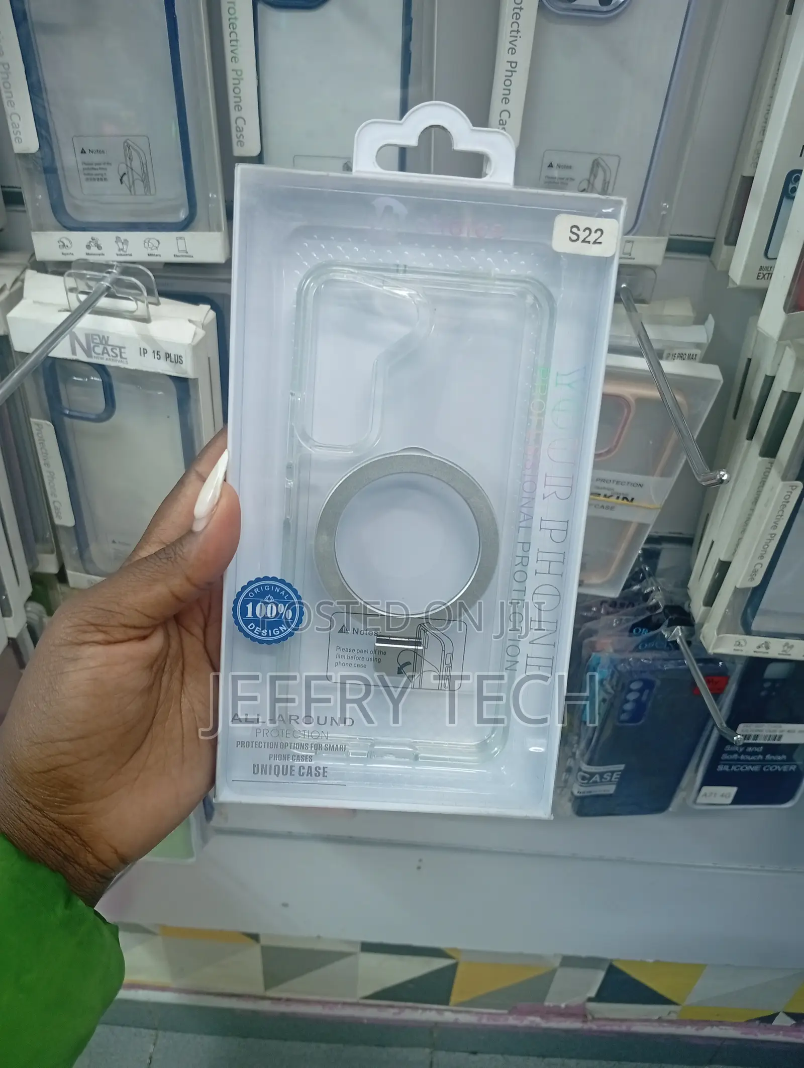 Clear Magnetic Phone Case Designed for the iPhone 15 Plus