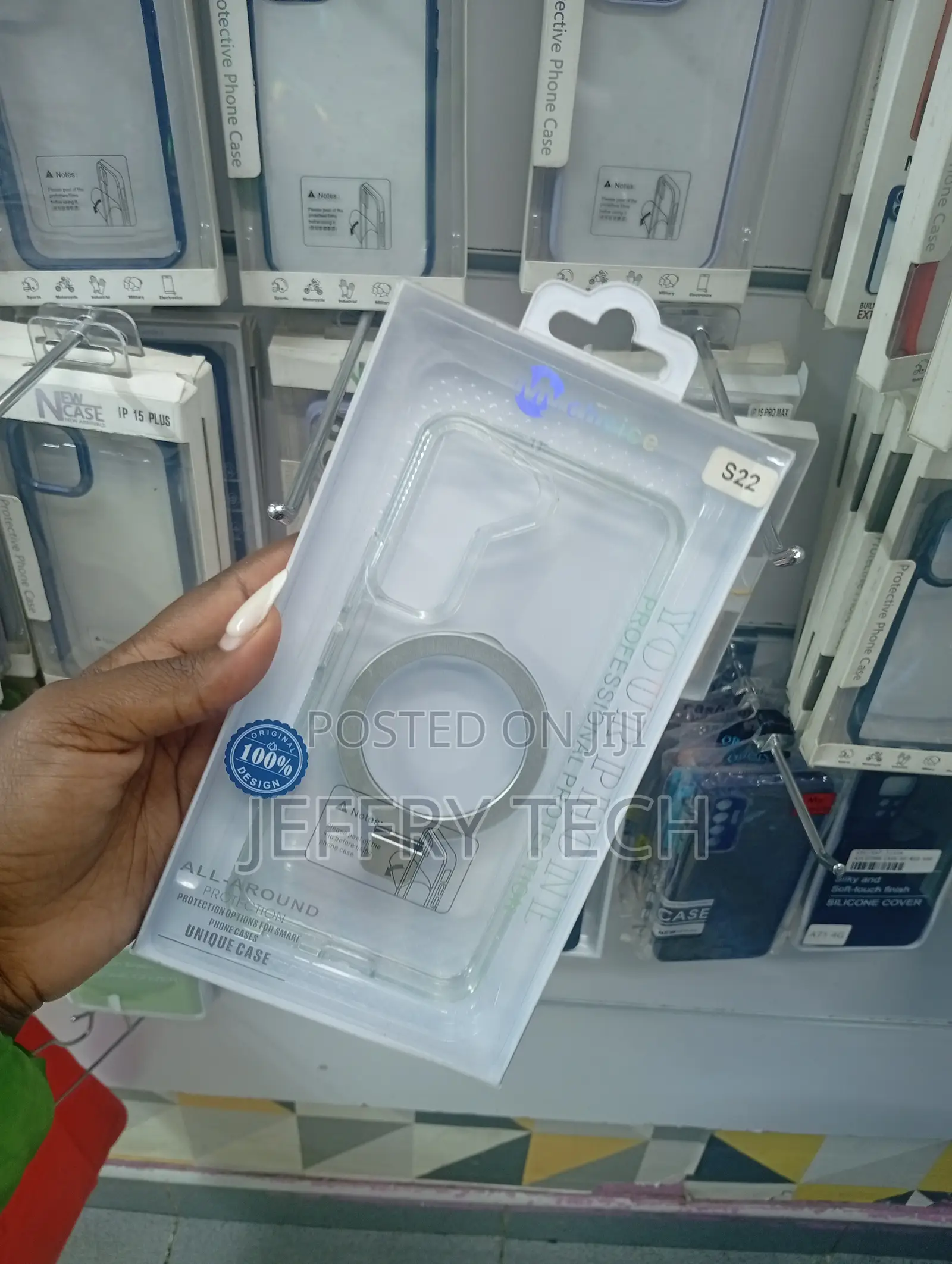 Clear Magnetic Phone Case Designed for the iPhone 15 Plus