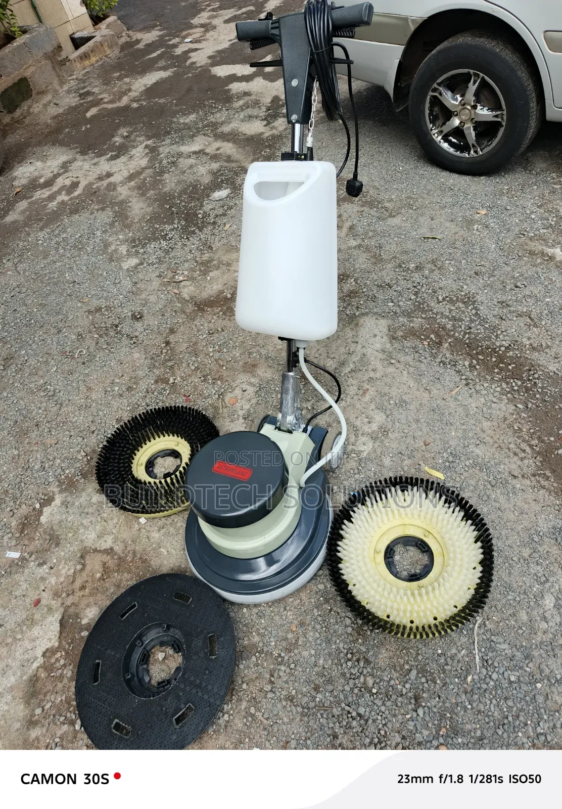 Powerful Electric Floor Scrubber