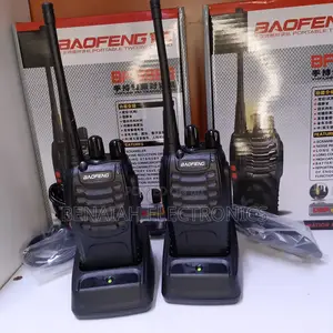 Walkie Talkie 888s With Earpiece, Long Standby Battery Charger