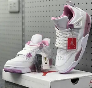 Air Jordan 4 Retro Og Fucshia White Size 36-41