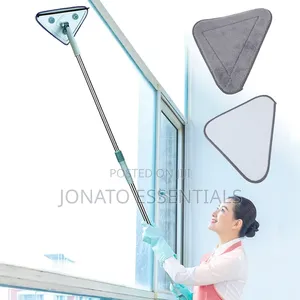 360° Rotating Triangle Mop for Wall, Ceiling Window Cleaning