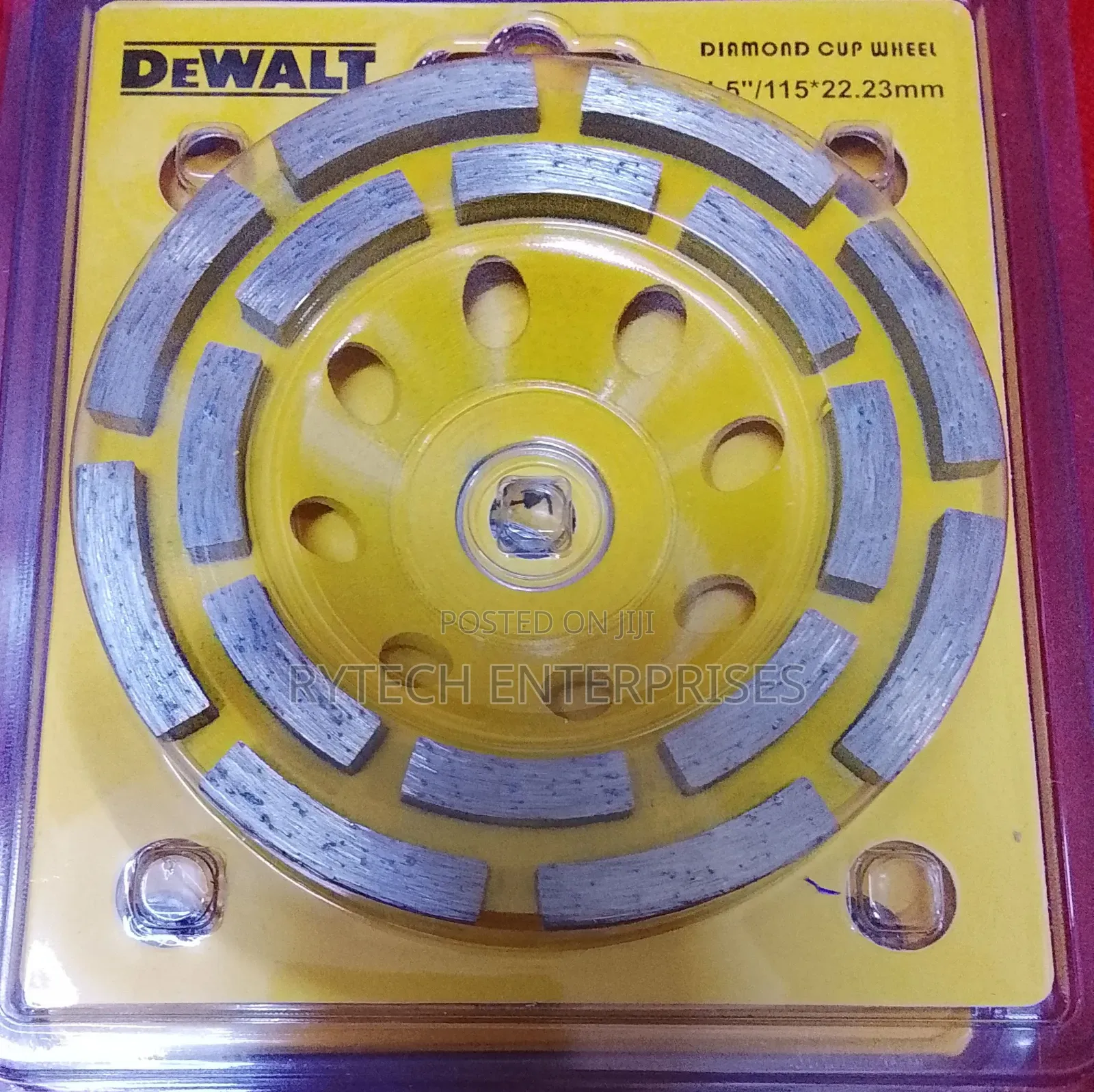 Original Dewalt Diamond Cup Wheel 4.5"