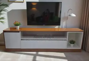 Julz 6 Feet Designed Modern Tv Stand - Strong MDF Wood