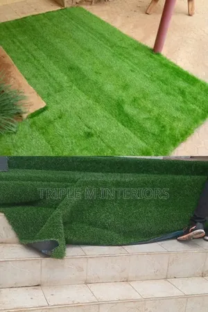 Exterior Floor Mat With Real Grass Effect