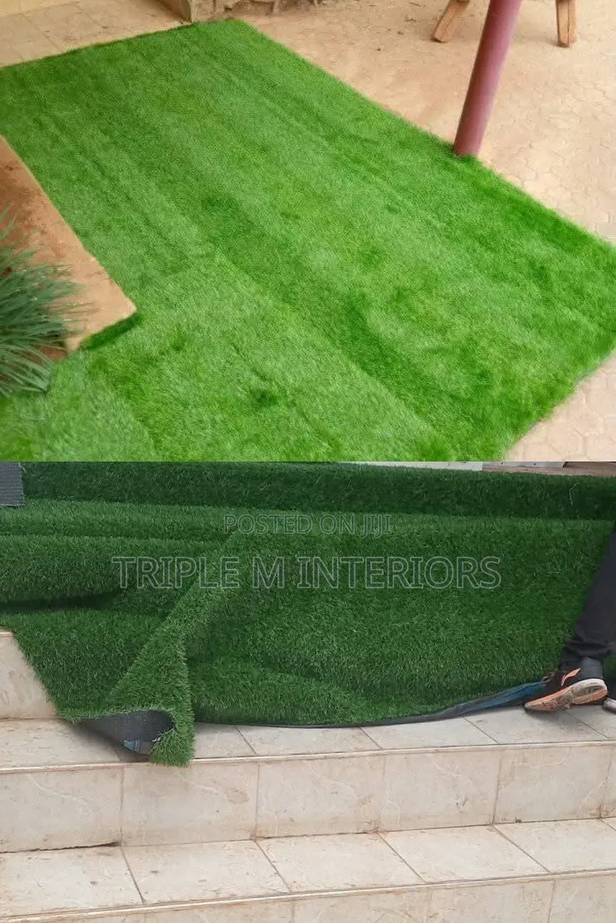 Exterior Floor Mat With Real Grass Effect