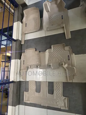 Toyota Prado 2010–2023 Beige 5d Tpe Floor Mats Full Set
