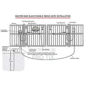 Gemini Swing Slave Motor S00210 Gate Opener No Pedestal