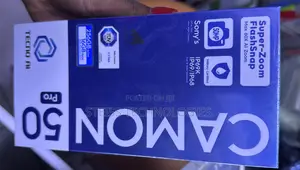 New Tecno Camon 50 256 GB Black