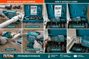 Ppr Pipe Welding Machine Total Plastic Tube Welding Tool 800w/1500w