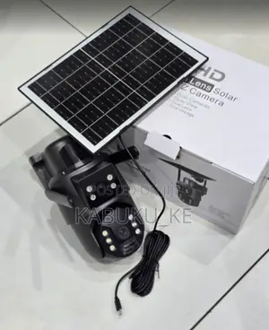 Solar Powered Wifi Camera - Dual View Outdoor Security System