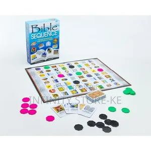 Bible Sequence Board Game Christian Strategy Scripture Card Family Set