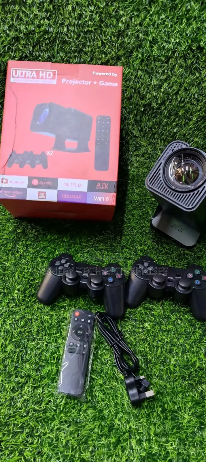 Hy300 Android Projector + Built-in Gaming Console – Smart Hd