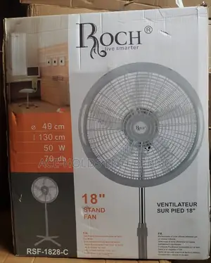 18 Inches Roch Adjustable Standing Fan - 5 Blades