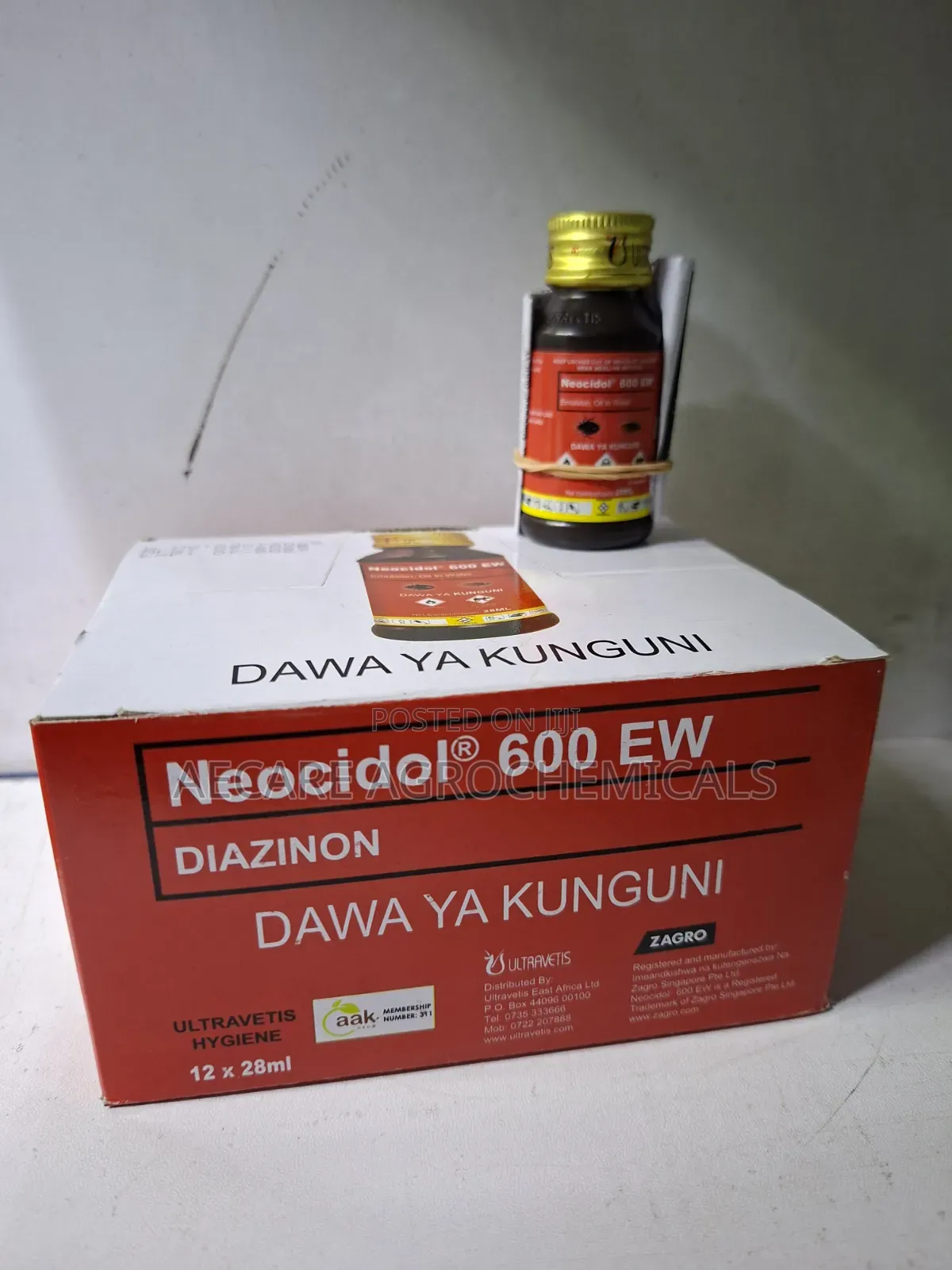 Neocidal 600ew Diazinon Bedbug Insecticide 28ml