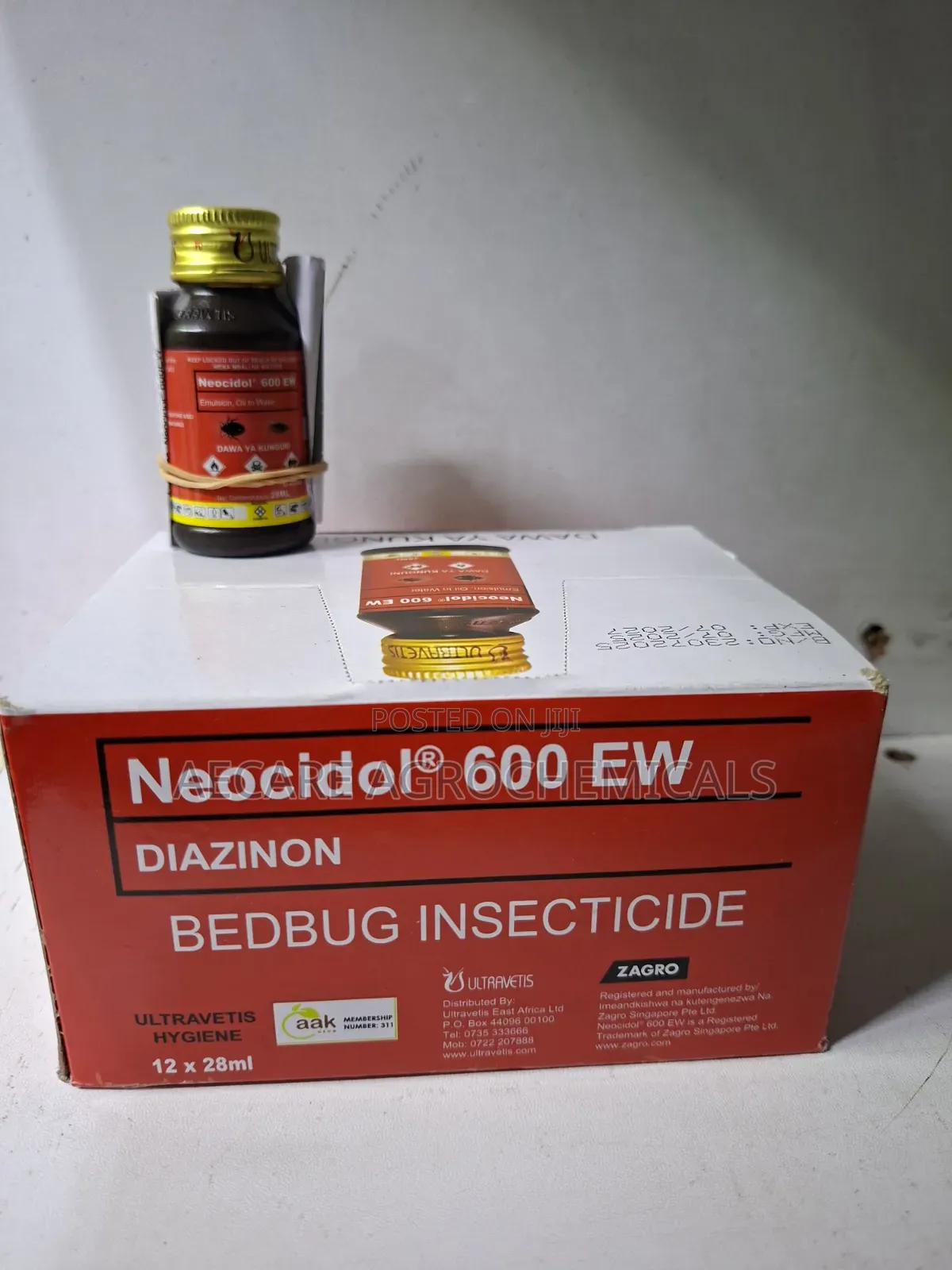 Neocidal 600ew Diazinon Bedbug Insecticide 28ml