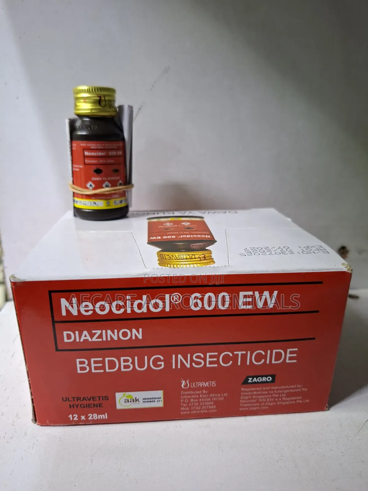 Neocidal 600ew Diazinon Bedbug Insecticide 28ml
