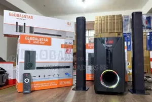 New Model 2.1ch Globalstar Sub Woofer System Bt/Usb/Fm Tall Boy