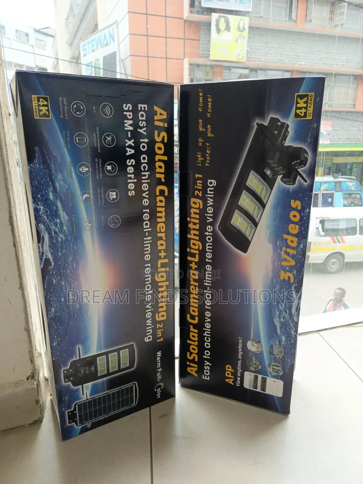 2 in 1 Ai Solar Camera + Floodlight