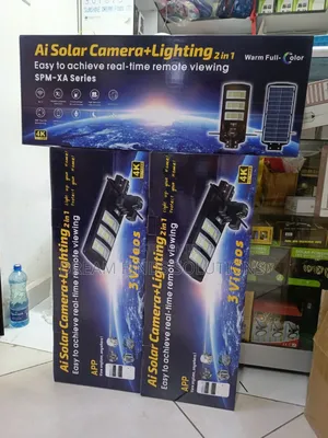 Remote Viewing 2 in 1 Solar Lighting + Camera