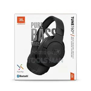 JBL Tune 760nc Wireless Headphones - Anc, Pure Bass Sound