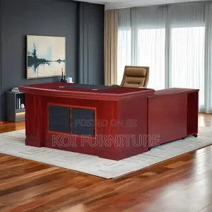 Office Desk; Ertgio 1.8m Vatee Resolute Mahogany Executive Desk