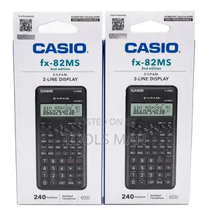 Casio Fx-82ms 2nd Ed Scientific Calculator - 240 Functions, 2-Line